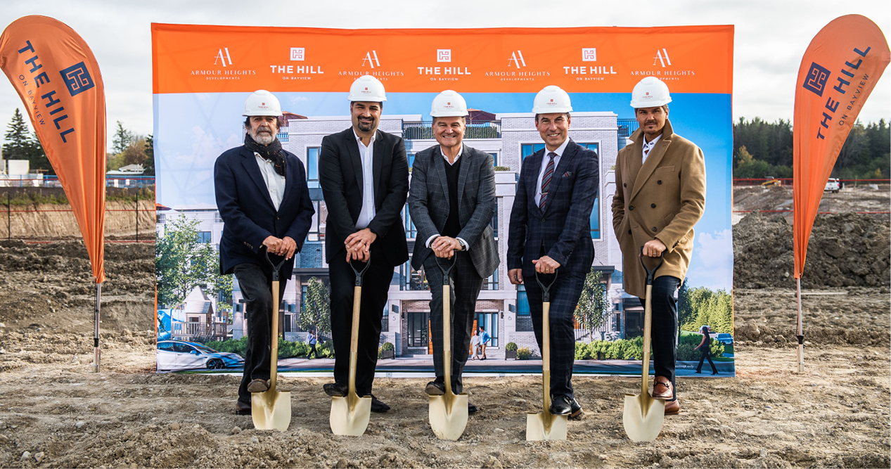 Armour Heights Developments’ ‘The Hill on Bayview’ Breaks Ground in Richmond Hill